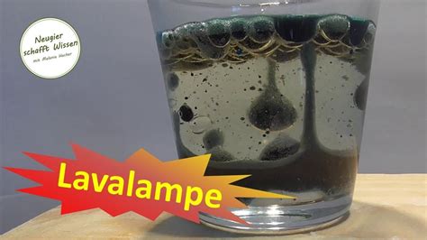 Lavalampe Experimente Mit Wasser Und Öl Für Kinder