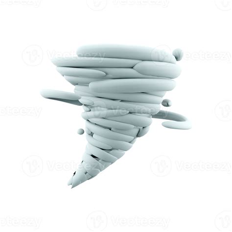 3d Rendering Tornado Icon 3d Render Hurricane Icon Tornado 22287844 PNG