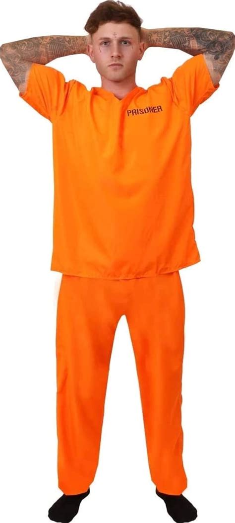 I LOVE FANCY DRESS LTD DÉGUISEMENT DE Prisonnier Criminel Unisexe