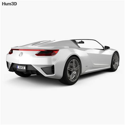 Acura NSX convertible 2015 3D model - Vehicles on Hum3D