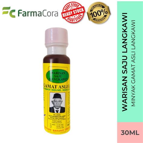 Warisan Saju Langkawi Minyak Gamat Asli Langkawi Ml Farmacora