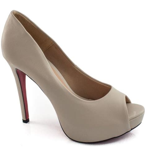 Peep Toe Numera O Especial Sapato Show E Nude Sapato Show
