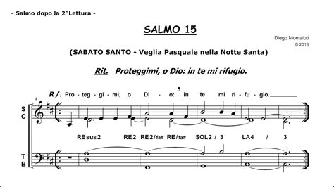 Veglia Pasquale Sabato Santo Salmo Proteggimi O Dio