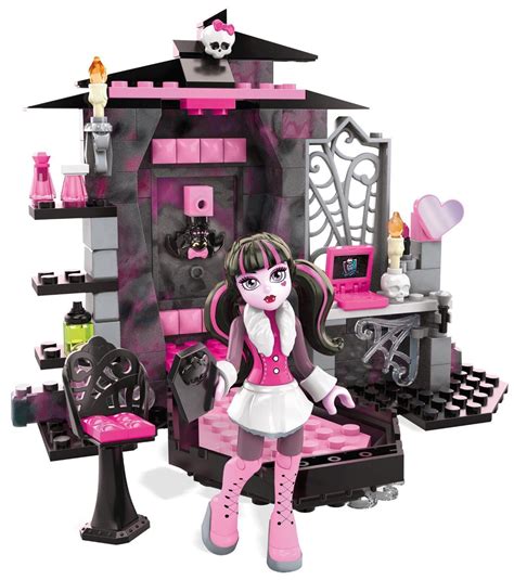 Mega Bloks Monster High Draculaura's Vamptastic Room Building Set Just ...