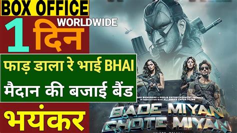 Bade Miyan Chhote Miyan St Day Collection Bmcm Box Office Collection