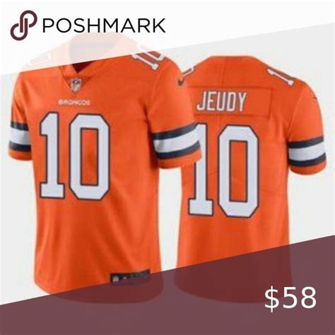 Denver Broncos Jerry Jeudy Orange Rush Jersey | Broncos, Denver broncos ...