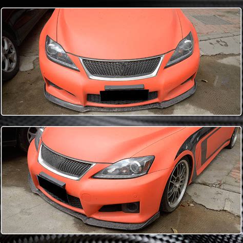 Lexus Is F Carbon Fiber Front Bumper Lip Spoiler Exterior Mods Ahacarbon