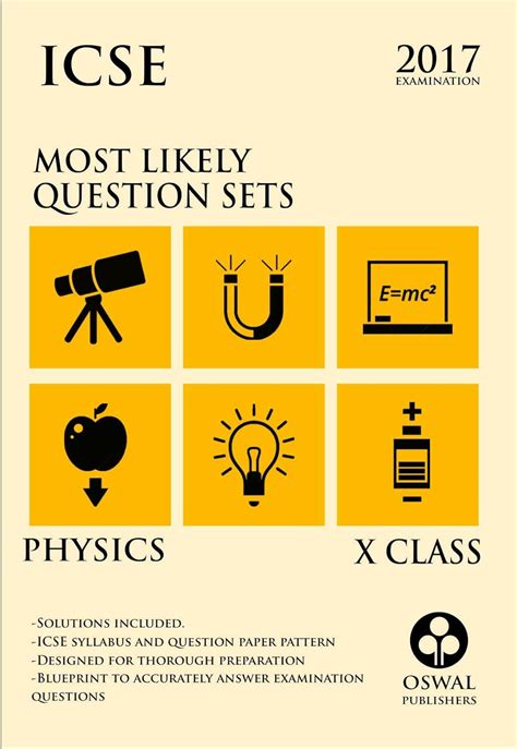 Buy Icse Most Likely Question Sets Physics Old Edition