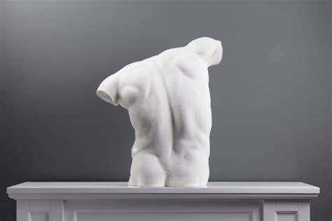 Male Torso Statue Greek Roman Nude Man Large Body Etsy