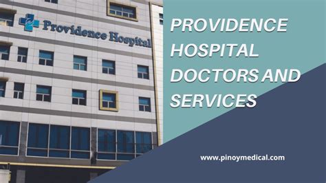 Providence Hospital Doctor and Services Price in The Philippines 2025 ...