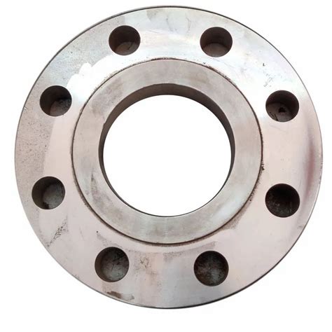 Round Astm A182 Stainless Steel Plate Flange For Gas Industry At Rs 140kg In Coimbatore