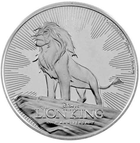 1 Oz Silber Niue Lion King König der Löwen Hakuna Matata 2021