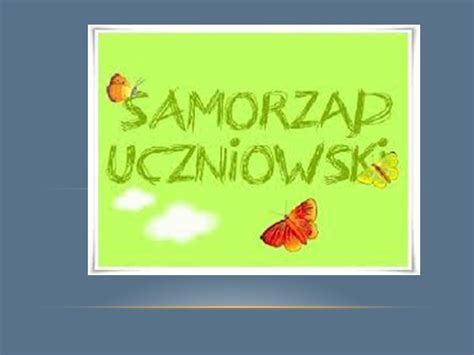 Wybory Do Zarz Du Zarz D Samorz Du Uczniowskiego W Roku Szkolnym