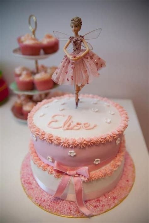 Two Tiered Ballerina Birthday Cake I Made For My Daughter S Th