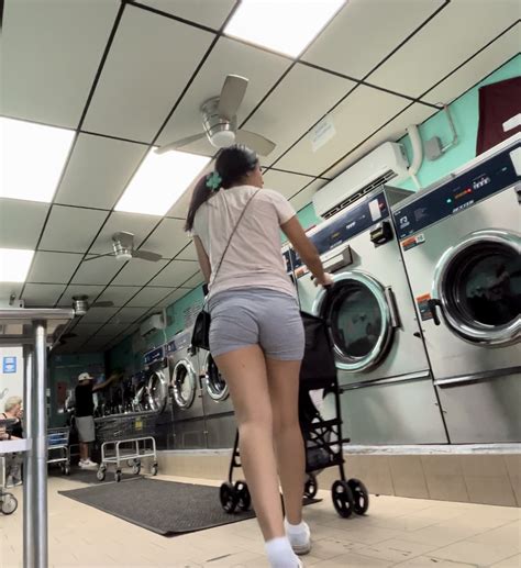 Lil Booty Latina Milf In Legging Shorts At Laundromat Short Shorts Volleyball Forum