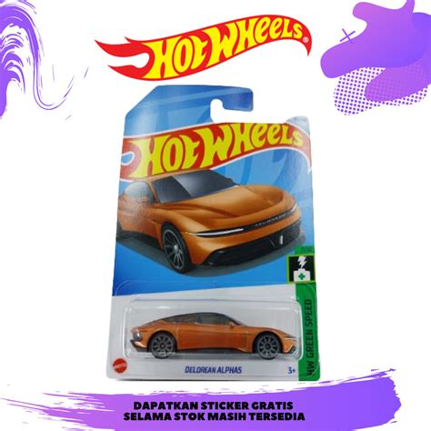 Jual Hot Wheels Delorean Alpha 5 Coklat Polos HW Green Speed Shopee Indonesia
