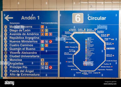 U bahn madrid karte Fotos und Bildmaterial in hoher Auflösung Alamy