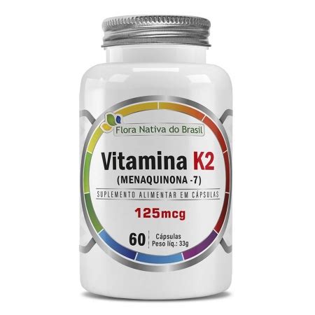 Vitamina K Mk Menaquinona Mcg Caps Flora Nativa C Psulas