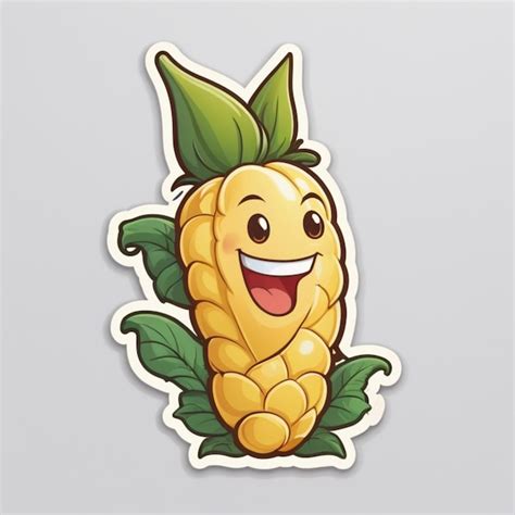 Premium Vector Corn Cartoon Vector Background