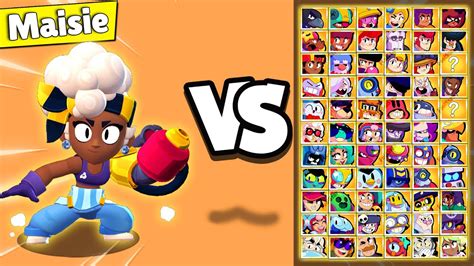 Maisie Vs Every Brawler Maise 1v1 The Rescue Brawl Stars YouTube