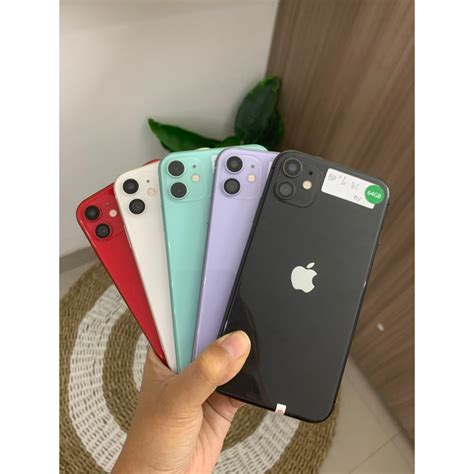 Jual IPhone 11 64Gb Second Inter Imei TERDAFTAR Shopee Indonesia