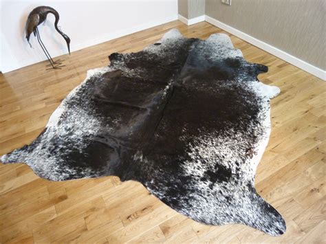 Cowhide Rug Speckled C1160 Black And White Speckled Cowhides Hide Rugs