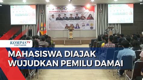 Mahasiswa Diimbau Tidak Terpancing Hoaks Demi Wujudkan Pemilu Kondusif