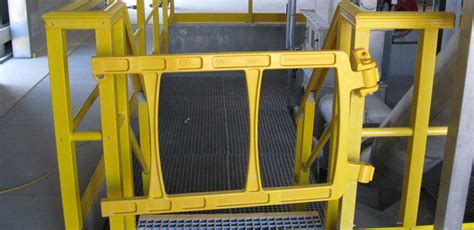 Fileindustrial Safety Gate For Mezzanines And Elevated