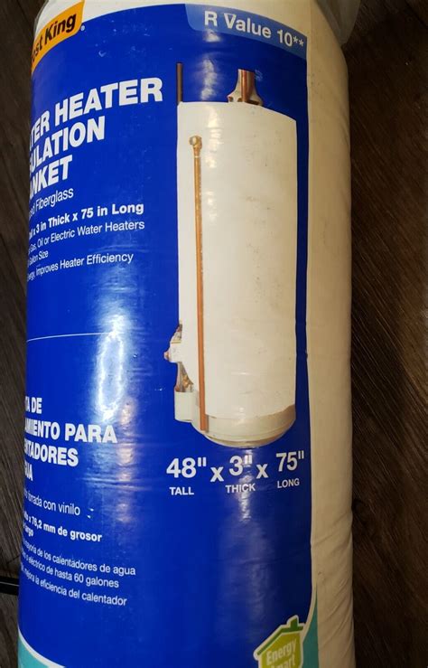 Frost King Sp57 11c Water Heater Insulation Blanket 48 X 75 X 3 R Rating Ebay