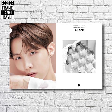 Jual Poster BTS J Hope Map Of The Soul O NE MOTS ROUTE Ver EGO Frame