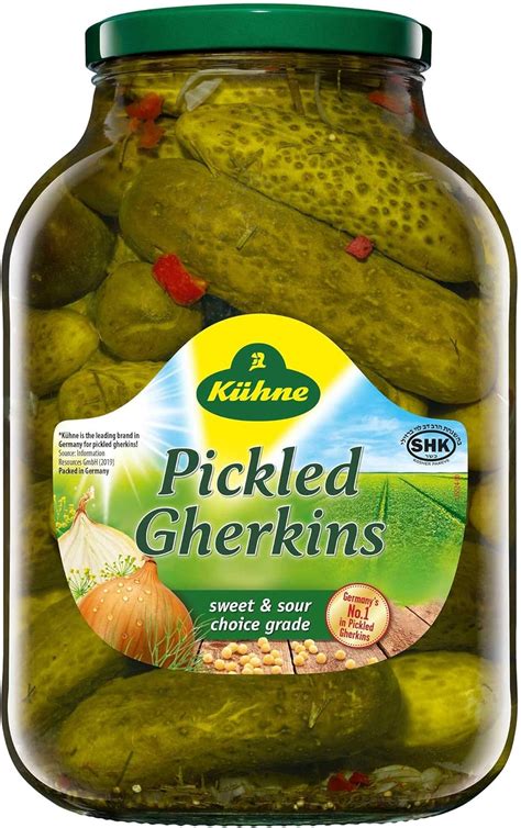 Kuhne Pickled Gherkins 4x265kg Uk Grocery