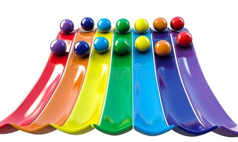 Rainbow slide stock illustration. Illustration of park - 93931078