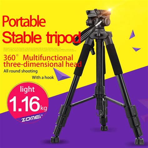 Zomei Q Professional Aluminium Tripod Camera Accessories Photography