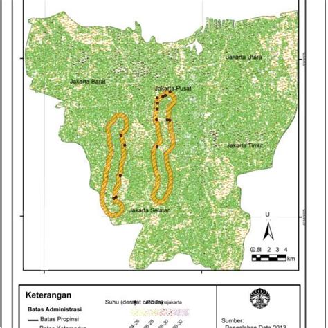 Gambar 2 Peta Dinamika Distribusi Mangrove Di Kecamatan Wedung