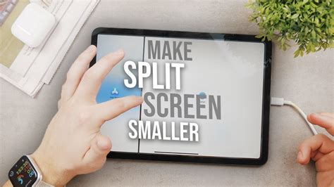 How To Make Split Screen Smaller On Ipad Youtube