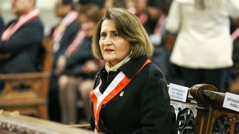 Vicepresidenta Del Tc Luz Pacheco Particip En La Misa Y Te Deum Por El