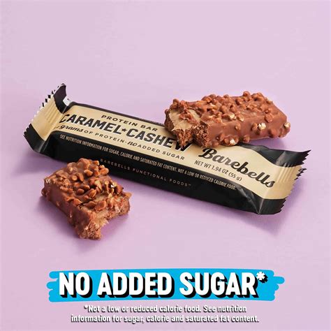 Buy Barebells Protein Bars Caramel Cashew 12 Count 1 9oz Bars Protein Snacks With 20g Of