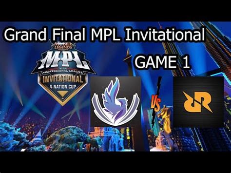 RRQ HOSHI VS RESURGENCE GAME 1 MPL INVITATIONAL PLAYOFFS YouTube