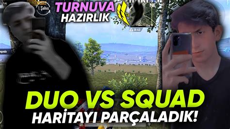 DUO VS SQUAD TURNUVAYA KADAR ANTRENMAN REDMİ NOTE 10S 60 FPS PUBG