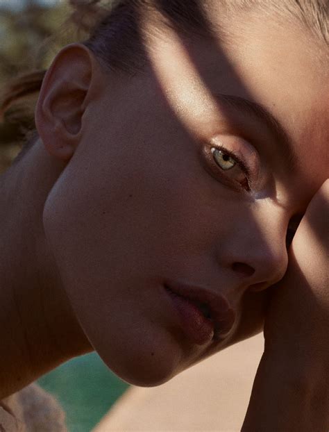 Wallpaper Frida Gustavsson Model Face Green Eyes Looking At