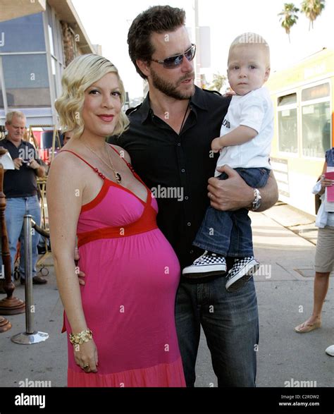 Tori Spelling Dean Mcdermott And Their Son Liam Mcdermott Promote