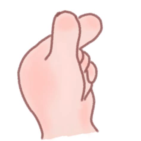 Kawaii Chibi Cartoon Making The Mini Hat Finger Sign 28883881 Png