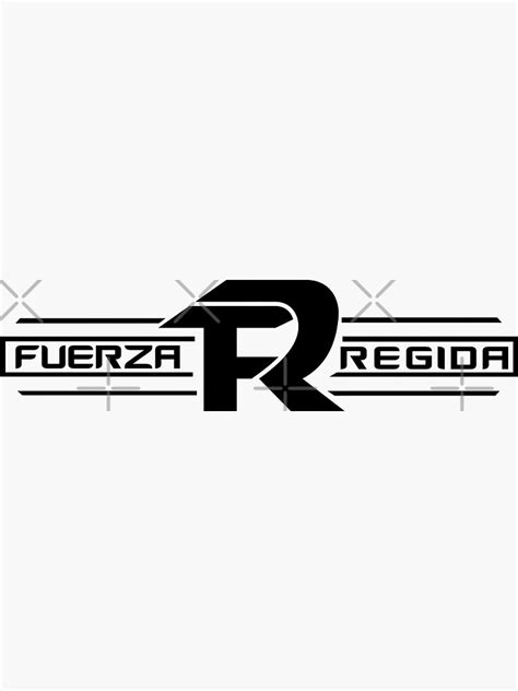 Fuerza Regida Merch Fuerza Regida Logo Sticker For Sale By Nicolashca