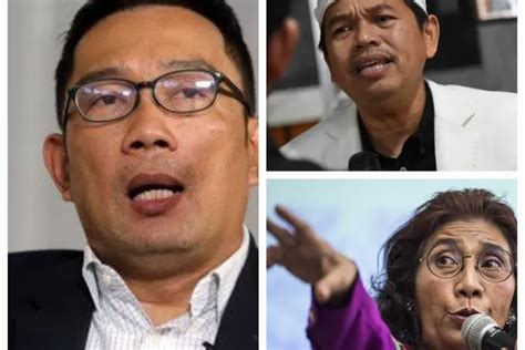 Survei Mc Matrix Dedi Mulyadi Susi Pudjiastuti Penantang Serius Ridwan