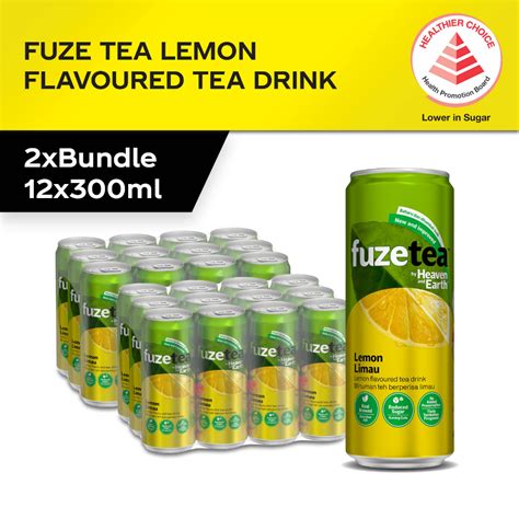 Fuze Tea Ice Lemon Tea Cans X Ml Case Bundle Of Shopee