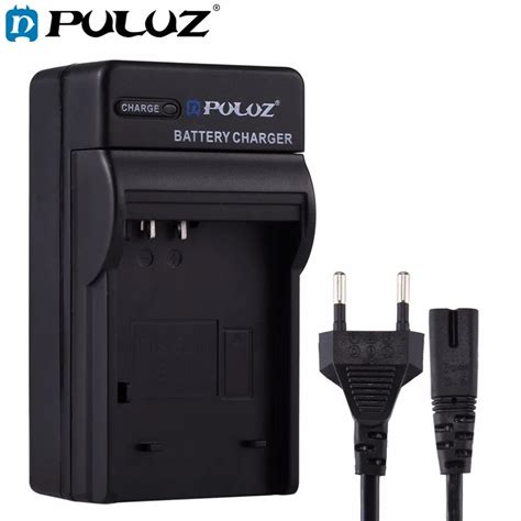 Puluz Eu Plug Battery Charger With Cable For Canon Nb L Battery For