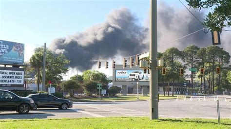 Evacuation Issued After Fire Reignites At Georgia Plant Abc News