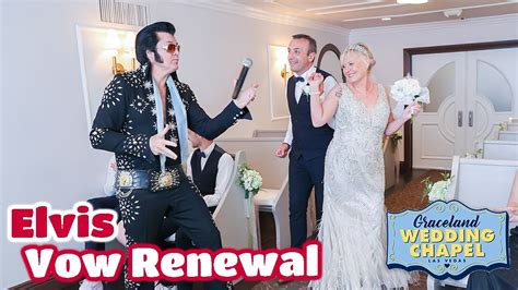 Steeve Sylvie S Elvis Vow Renewal In Las Vegas Graceland Chapel