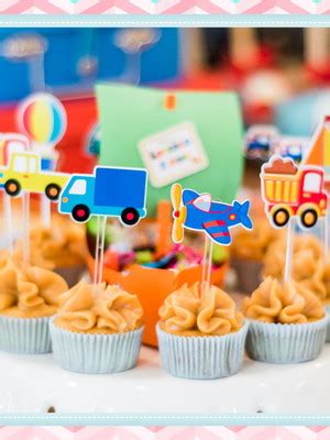 Topper De Doces Meio De Transporte Compre Produtos Personalizados No Elo7