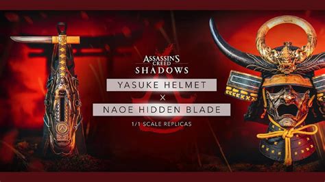 Assassin S Creed Shadows Naoe Hidden Blade And Yasuke Helmet 1 1 Scale